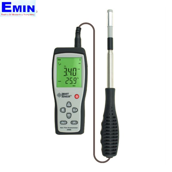 Đánh giá kỹ thuật: Máy đo tốc độ, lưu lượng, nhiệt độ gió SmartSensor AR866