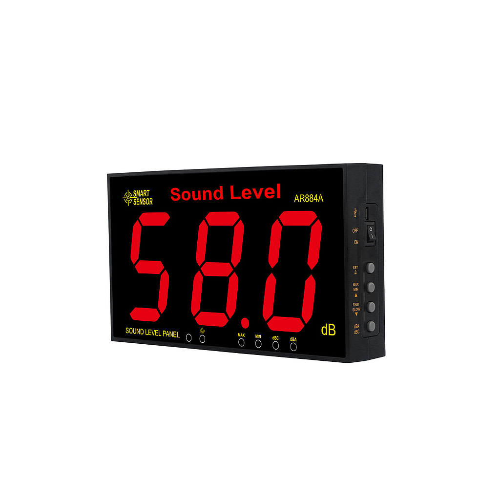 So sánh kỹ thuật giữa Máy đo độ ồn SMARTSENSOR AR884A và AS804
